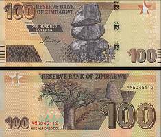 *100 dolárov Zimbabwe 2023, P106b UNC - Kliknutím na obrázok zatvorte -